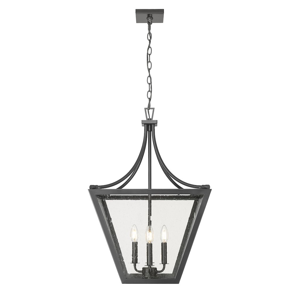 Z-Lite 4 Light Chandelier, Iron Ore. Picture 2