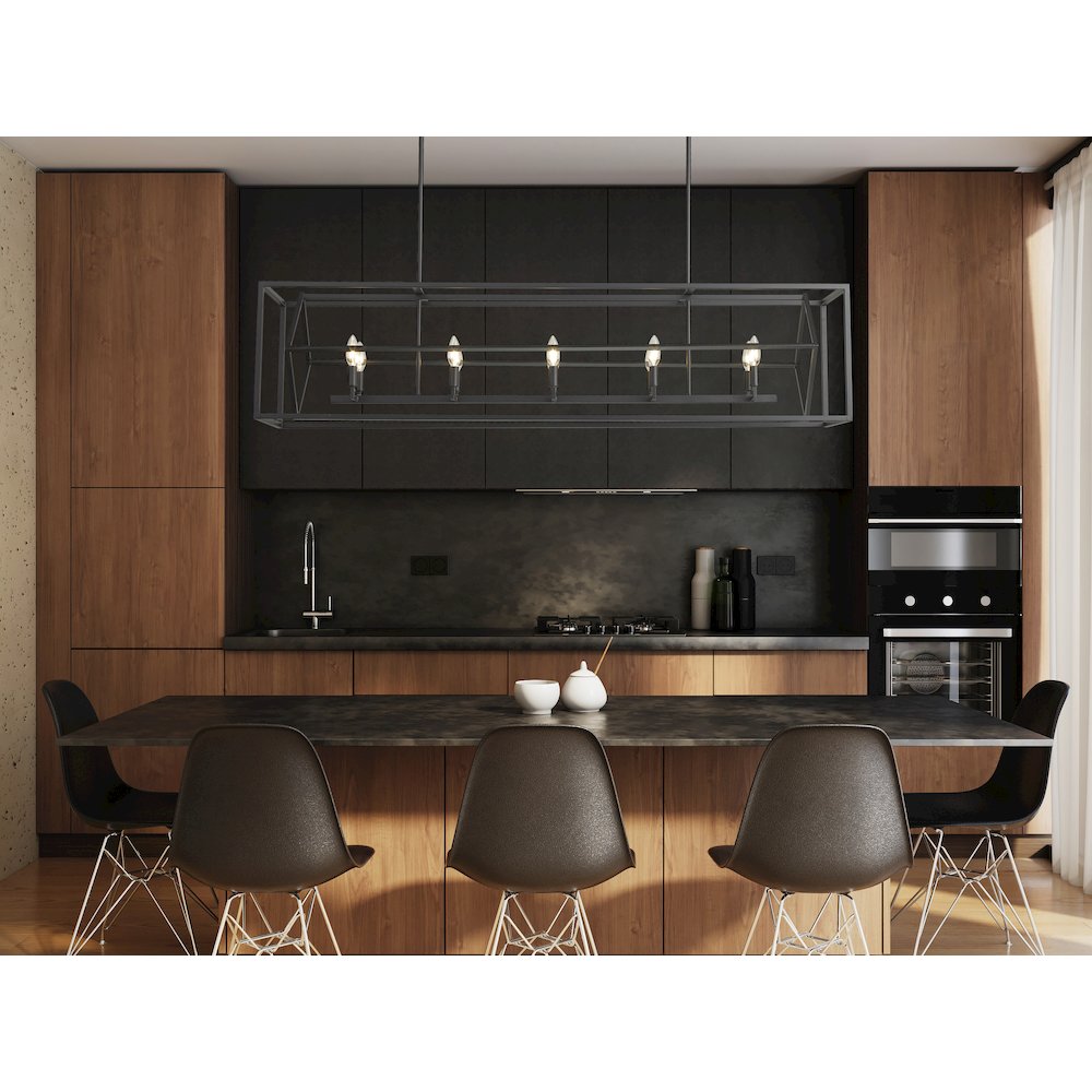 Z-Lite 10 Light Linear Chandelier. Picture 6