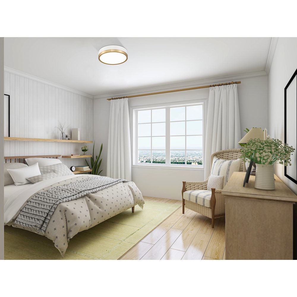 Z-Lite 1 Light Flush Mount. Picture 7