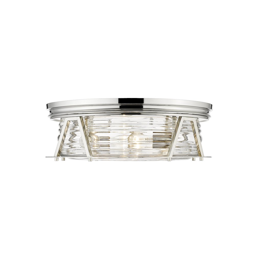 Z-Lite 4 Light Flush Mount. Picture 2