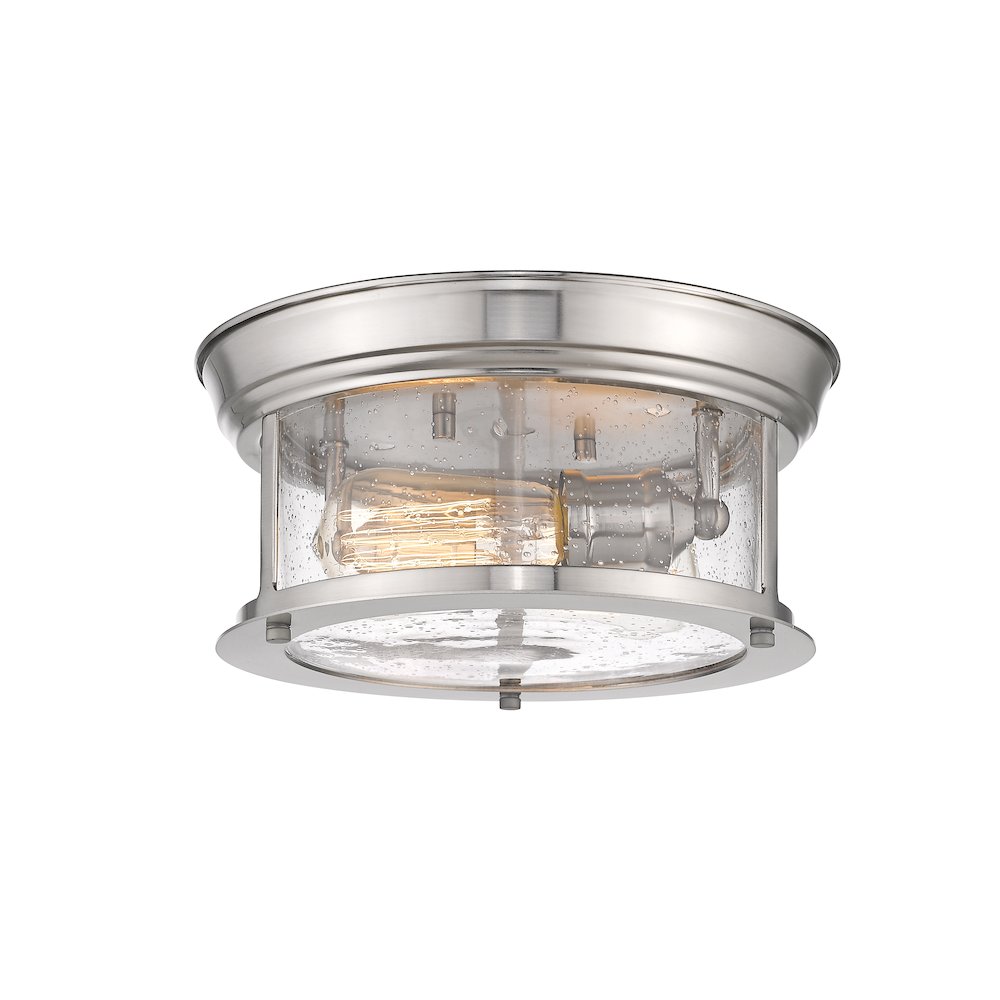 Z-Lite 2 Light Flush Mount. Picture 1