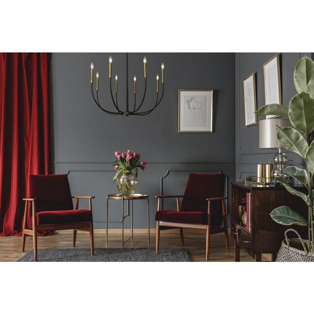 Z-Lite 8 Light Chandelier. Picture 7