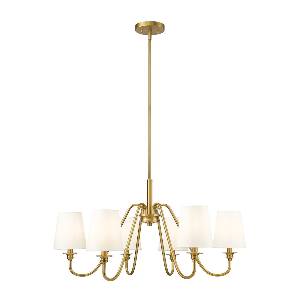 Z-Lite 6 Light Chandelier. Picture 1