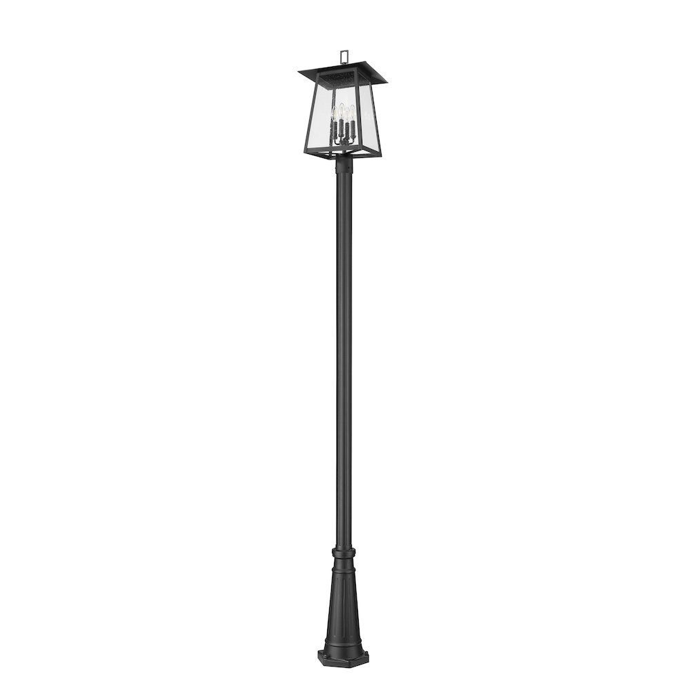 Z-Lite 4 Light Outdoor Post Mounted Fixture. Picture 5