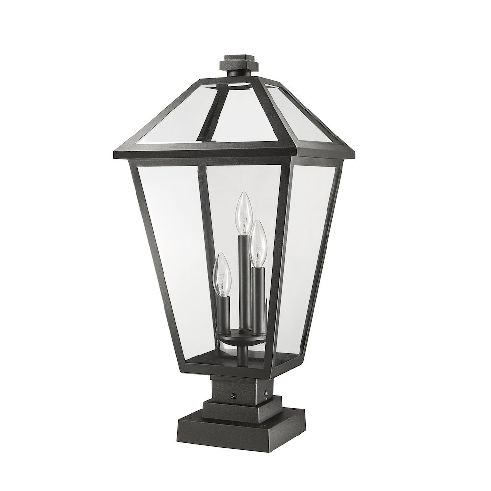 Z-Lite 3 Light Outdoor Pier Mounted Fixture. Picture 5