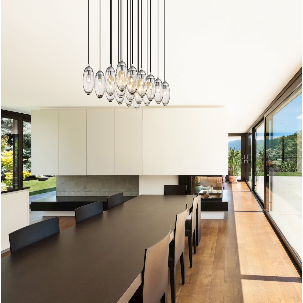 Z-Lite 17 Light Linear Chandelier. Picture 7