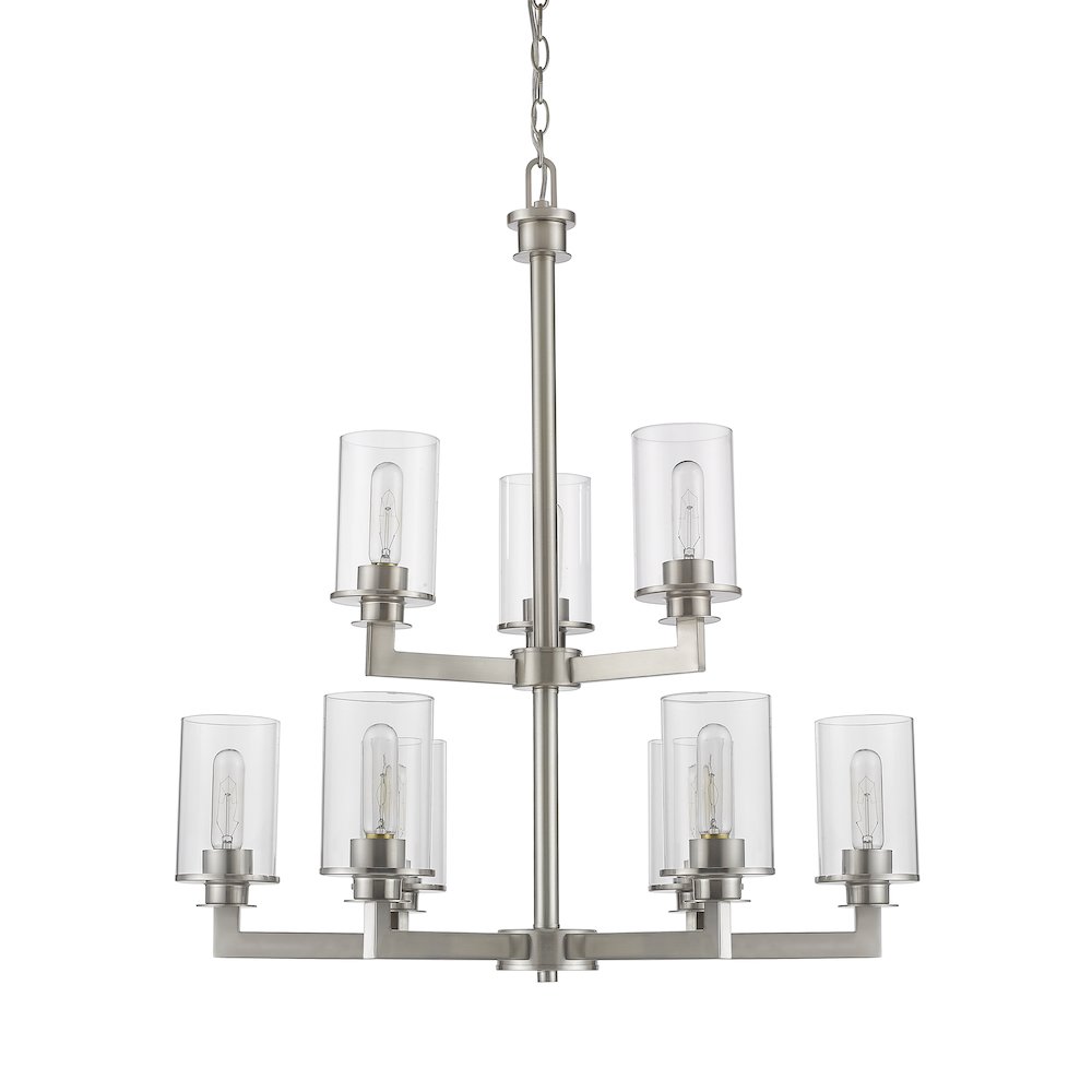 Z-Lite 9 Light Chandelier. Picture 5