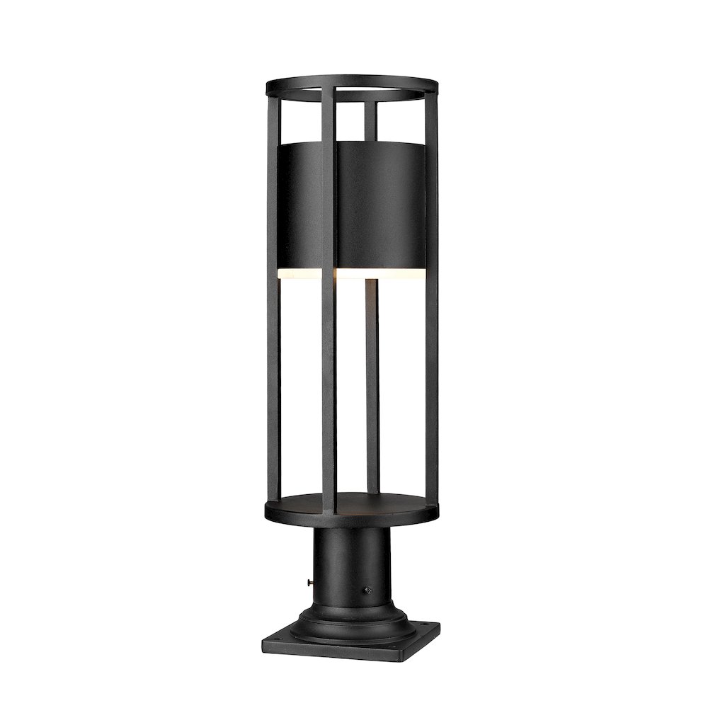 Z-Lite 1 Light Outdoor Pier Mounted Fixture. Picture 1