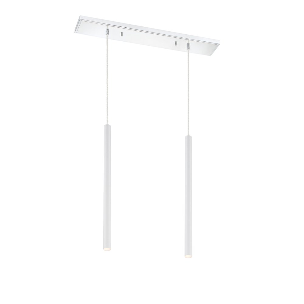 Z-Lite 2 Light Linear Chandelier. Picture 1