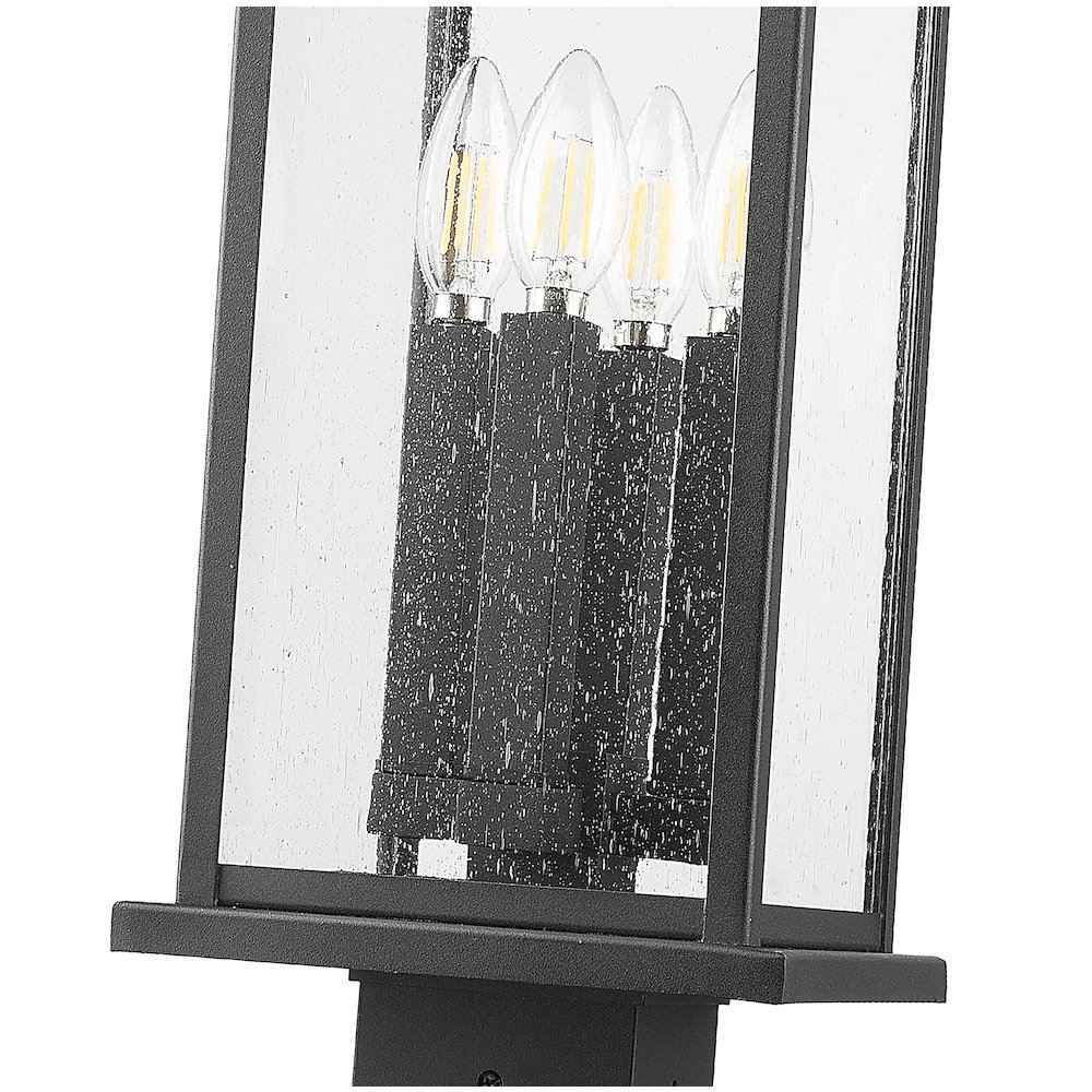 Z-Lite 4 Light Outdoor Pier Mounted Fixture. Picture 4