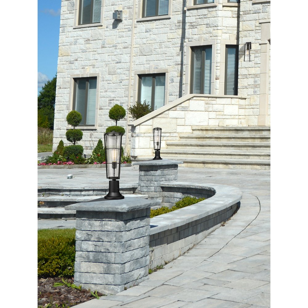 Z-Lite 1 Light Outdoor Pier Mounted Fixture. Picture 7