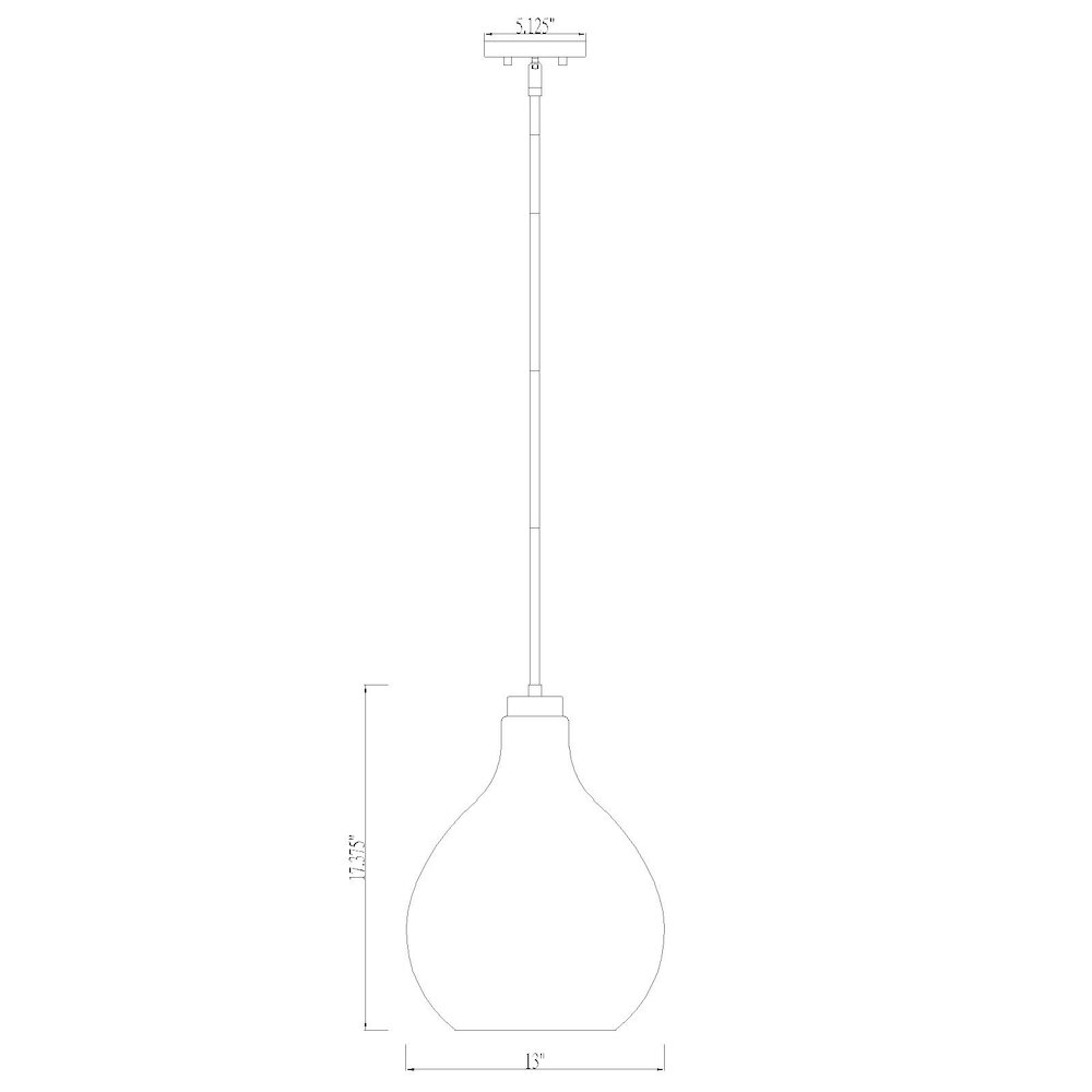 Z-Lite 1 Light Pendant. Picture 8