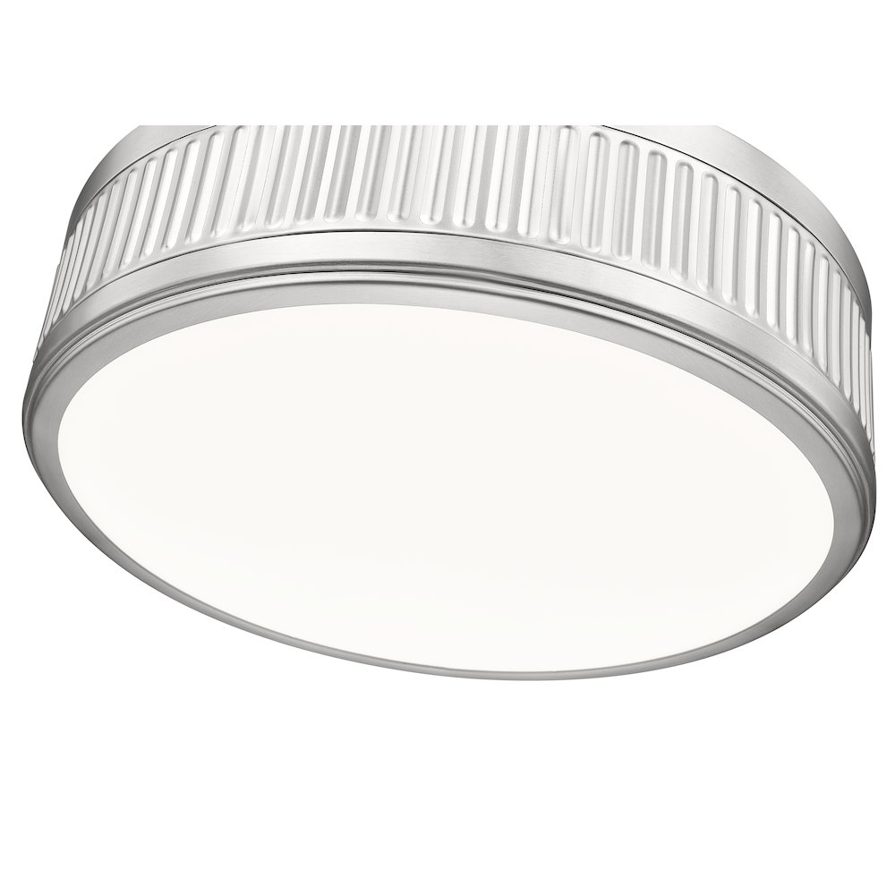 Z-Lite 1 Light Semi Flush Mount, Satin Nickel. Picture 4
