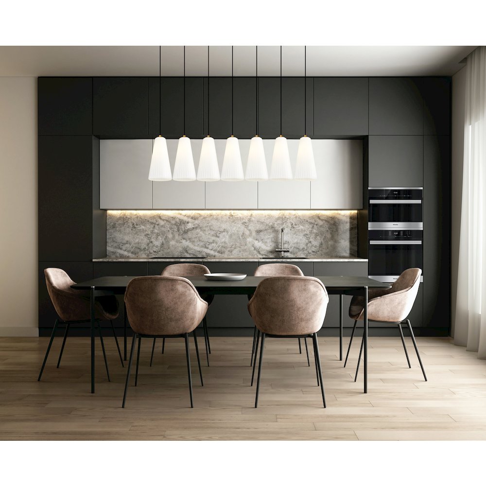 Z-Lite 7 Light Linear Chandelier. Picture 7