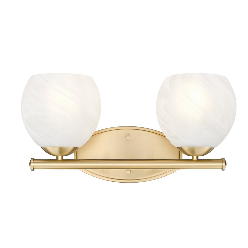 Z-Lite 2 Light Vanity, Modern Gold. Picture 2