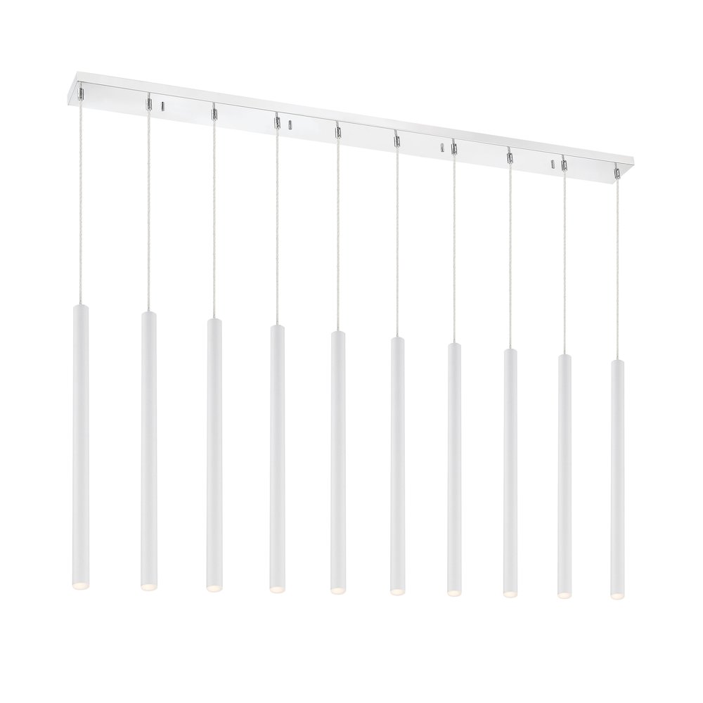 Z-Lite 10 Light Linear Chandelier. Picture 1