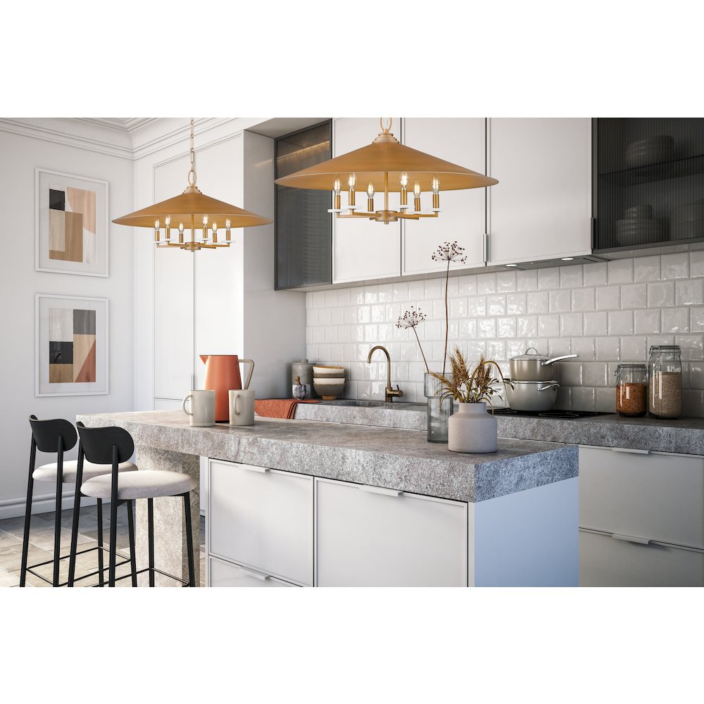 Z-Lite 6 Light Pendant. Picture 6