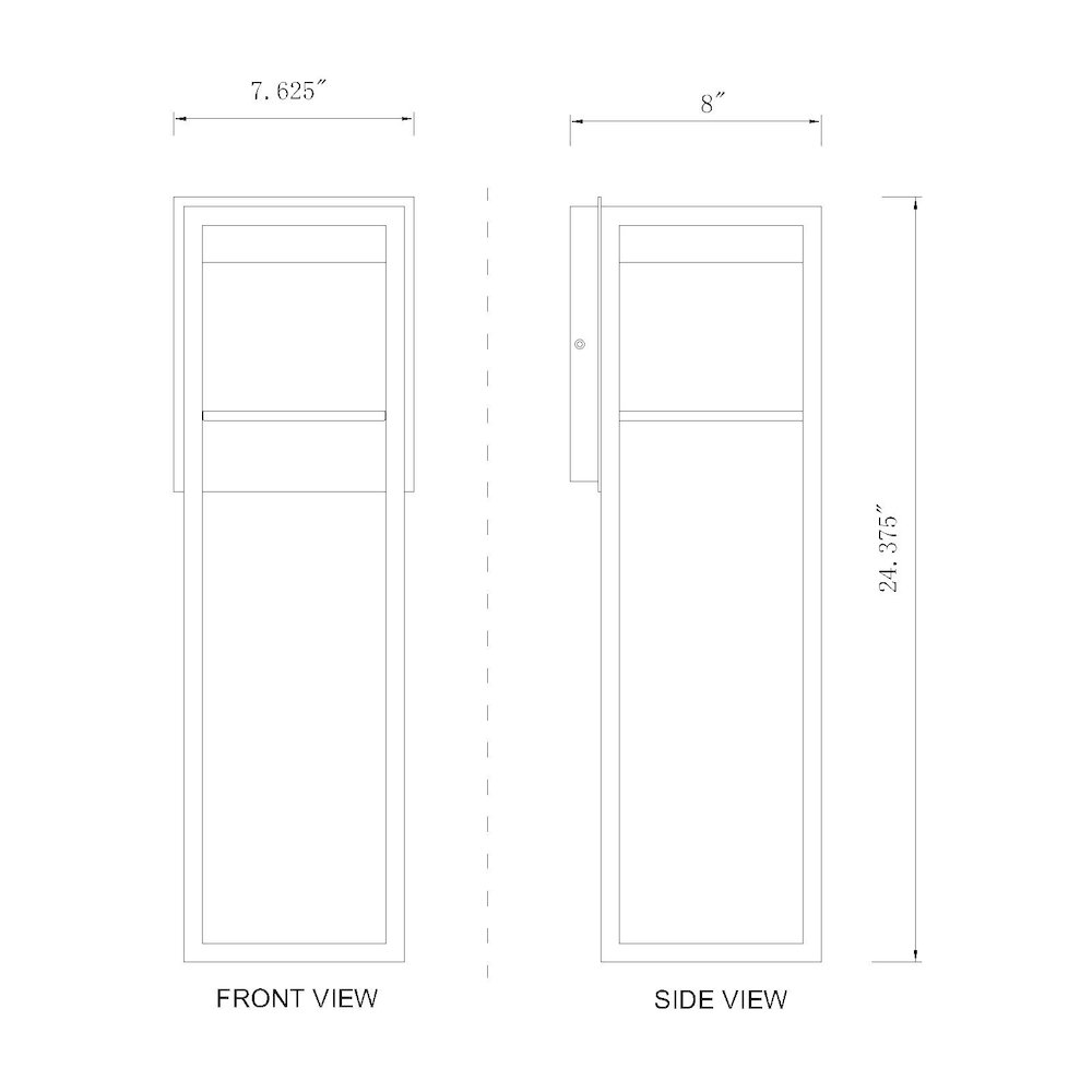 Z-Lite 1 Light Outdoor Wall Light. Picture 8