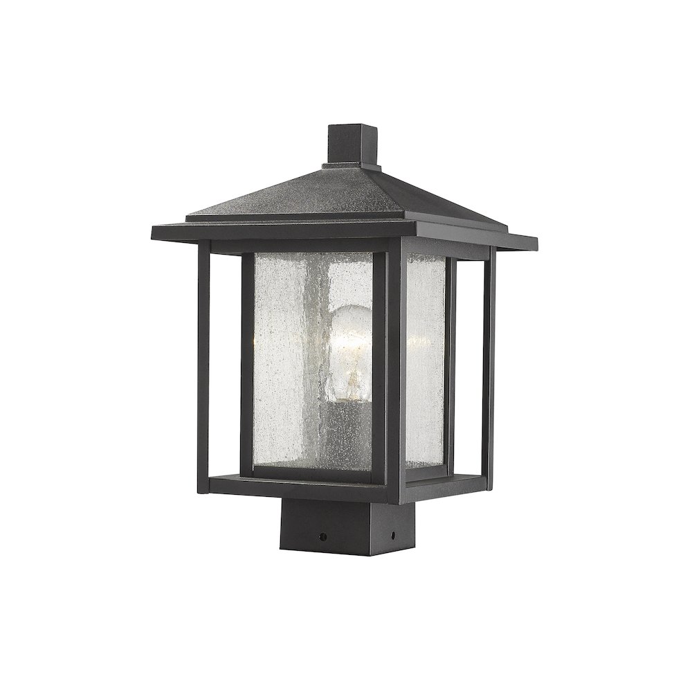 Z-Lite 1 Light Outdoor Post Mount Fixture. Picture 1