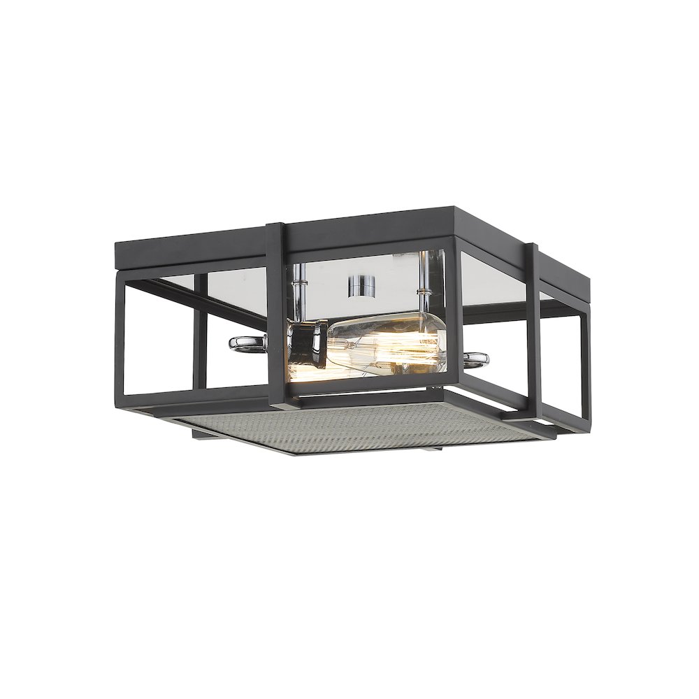 Z-Lite 2 Light Flush Mount. Picture 1