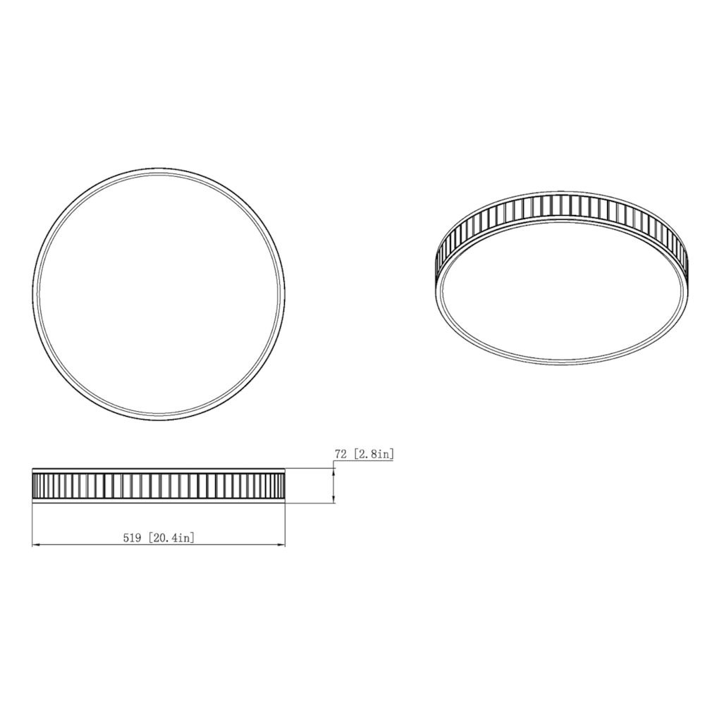 Z-Lite 1 Light Flush Mount. Picture 8