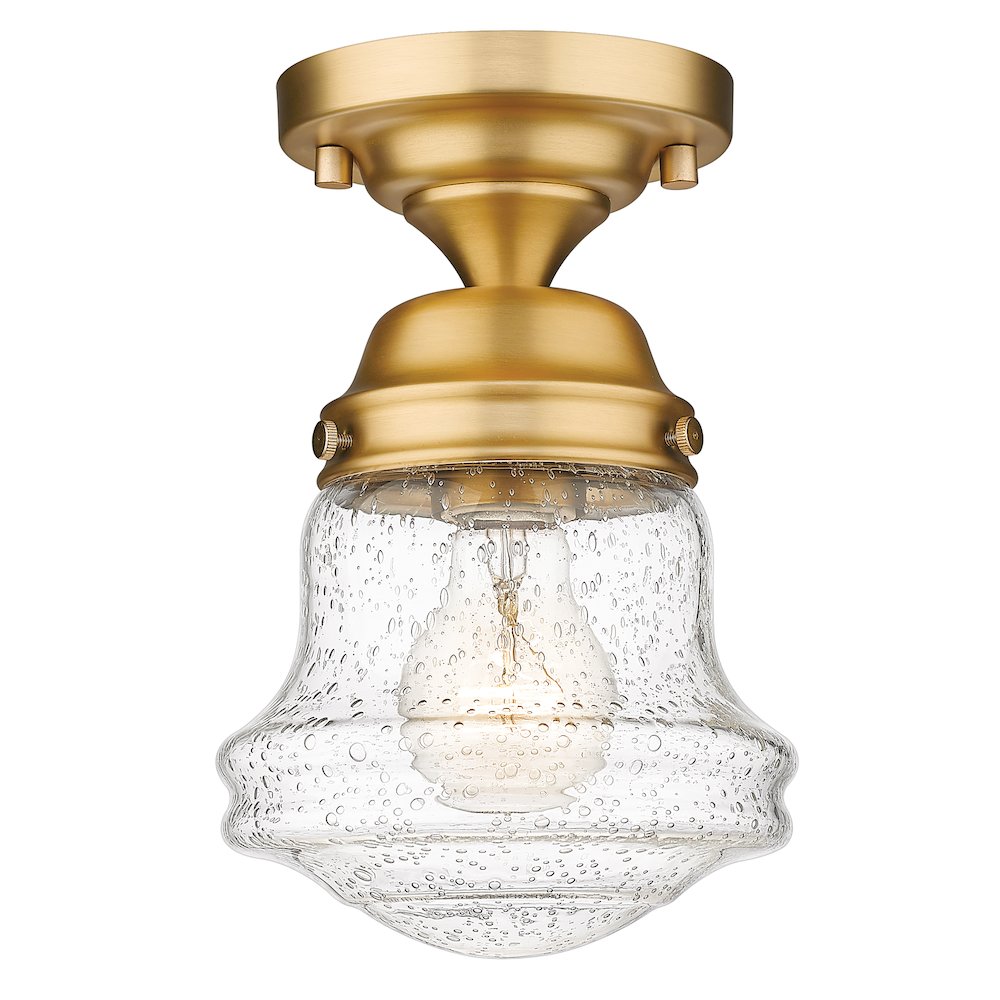 Z-Lite 1 Light Flush Mount. Picture 1