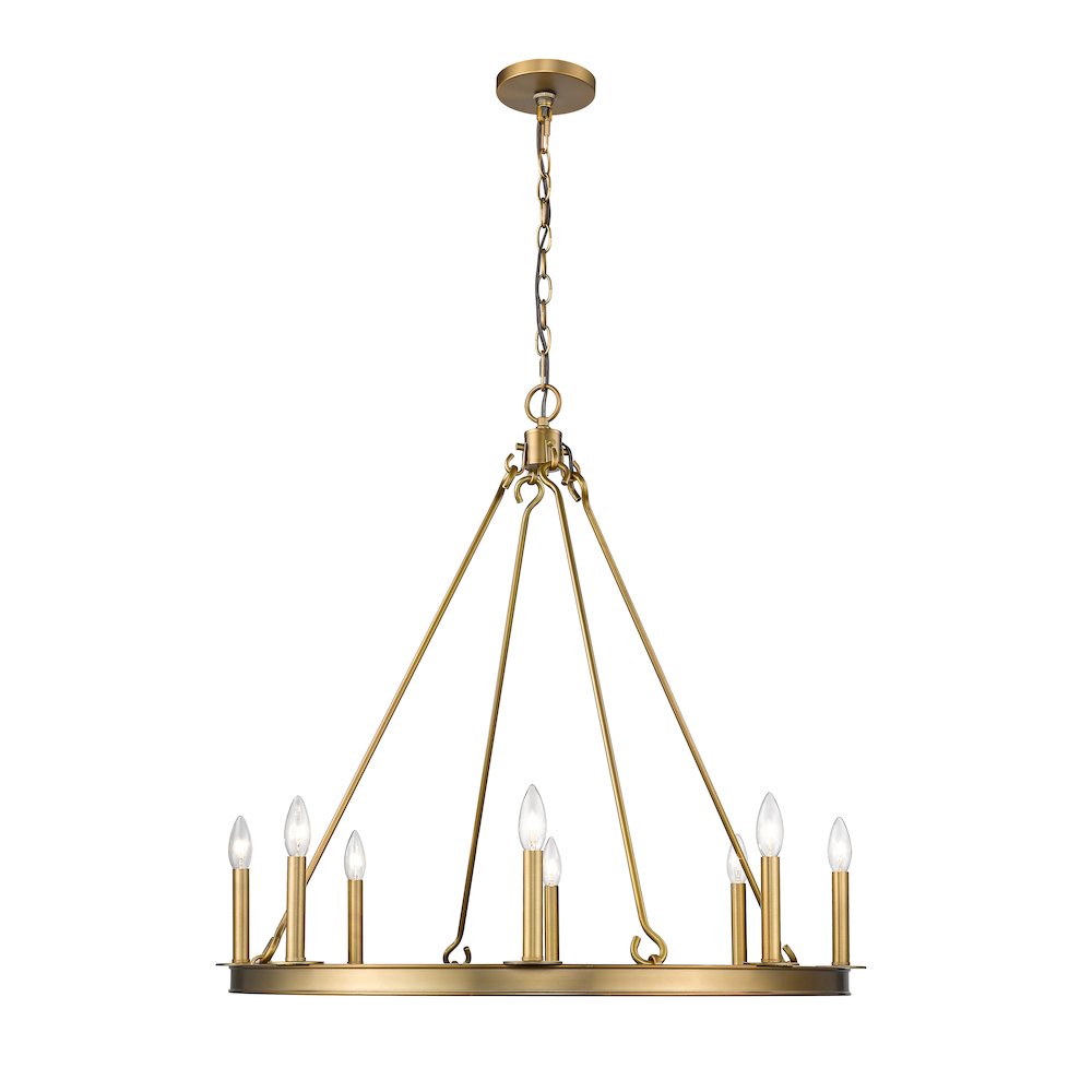 Z-Lite 8 Light Chandelier. Picture 2
