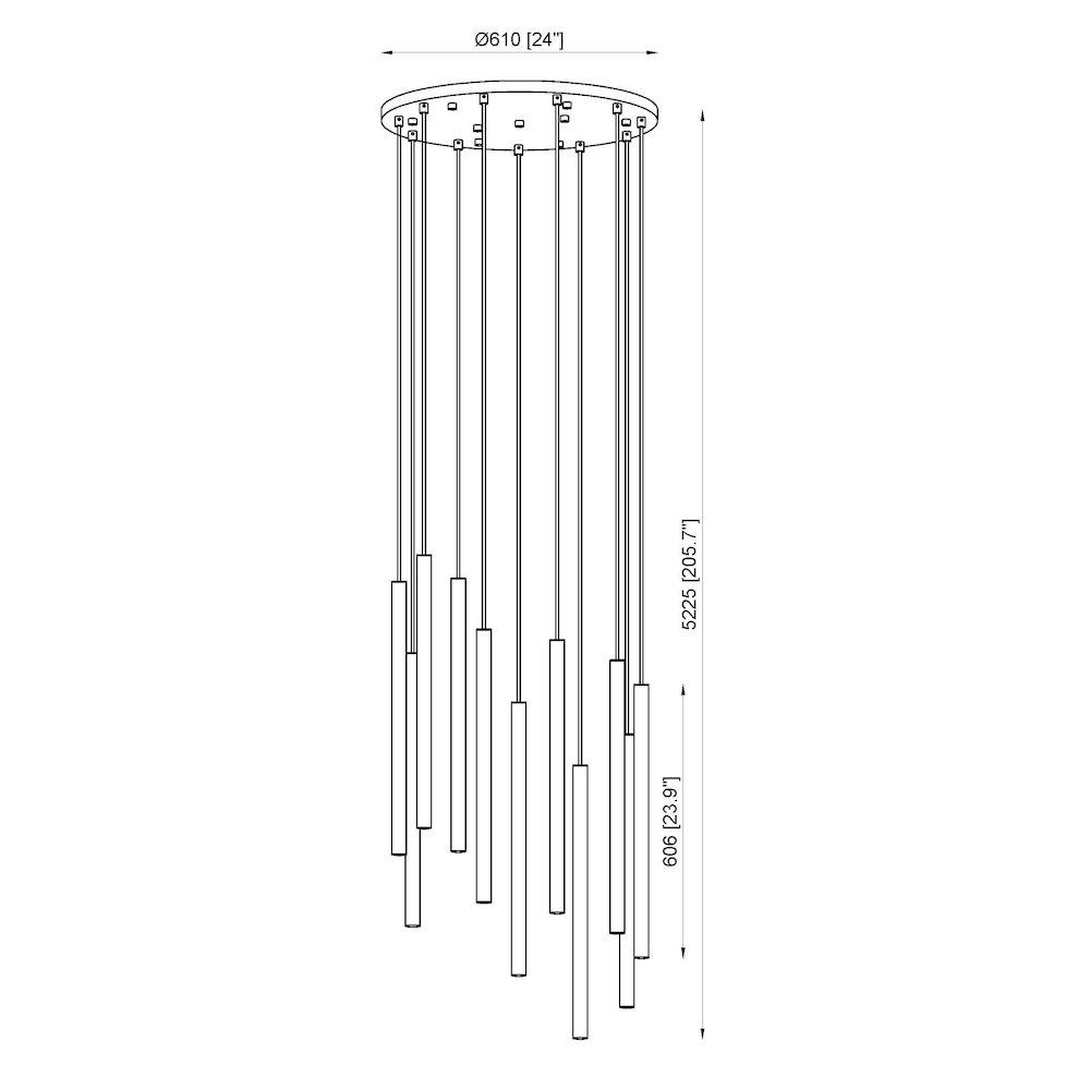 Z-Lite 11 Light Chandelier. Picture 8