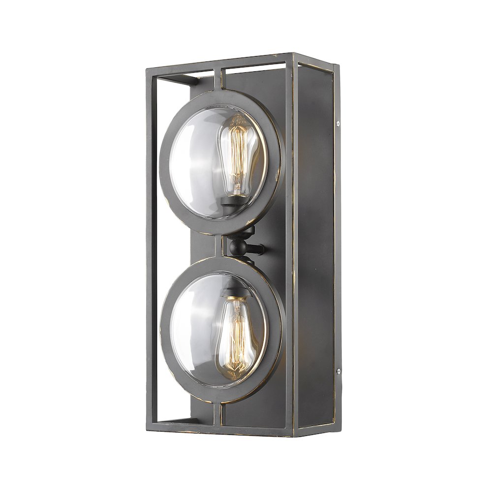 Z-Lite 2 Light Wall Sconce. Picture 1