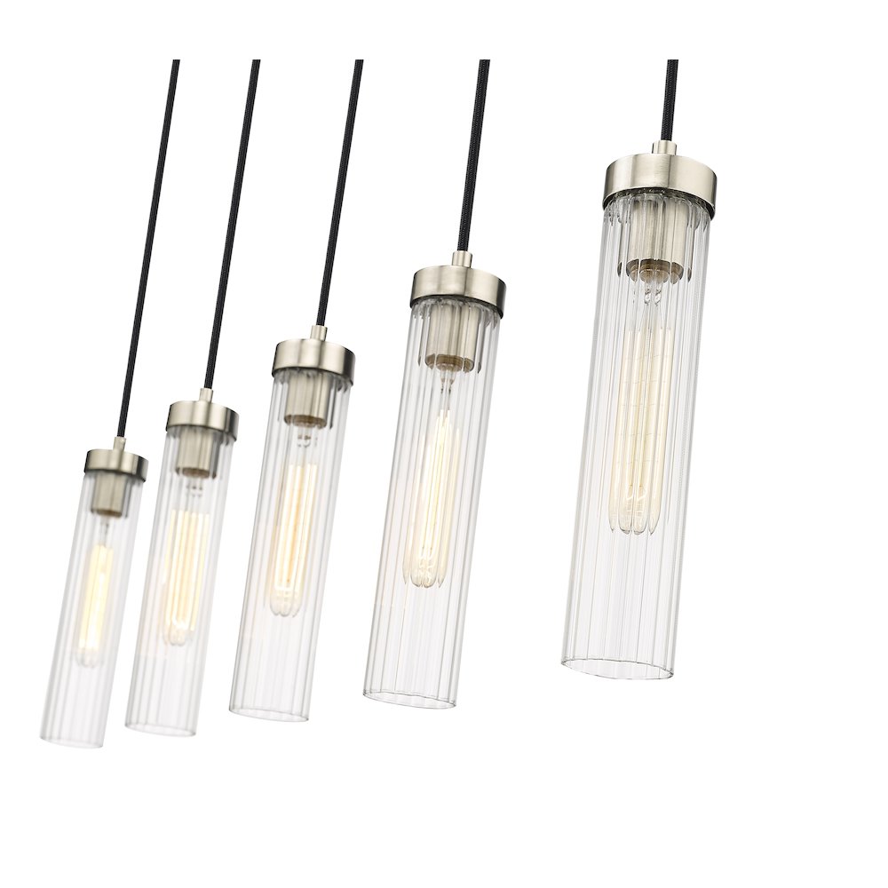 Z-Lite 5 Light Linear Chandelier. Picture 4
