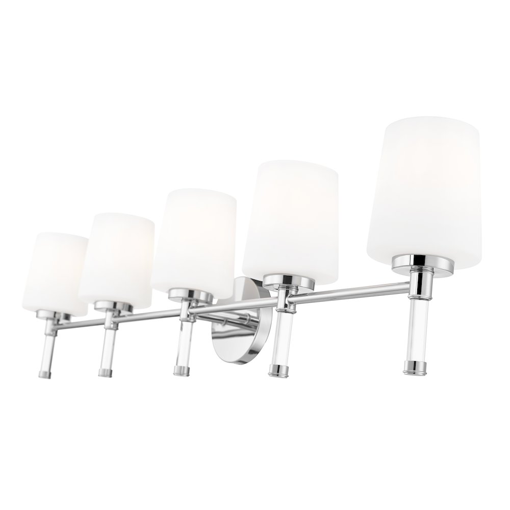 Z-Lite 5 Light Vanity, Chrome. Picture 4