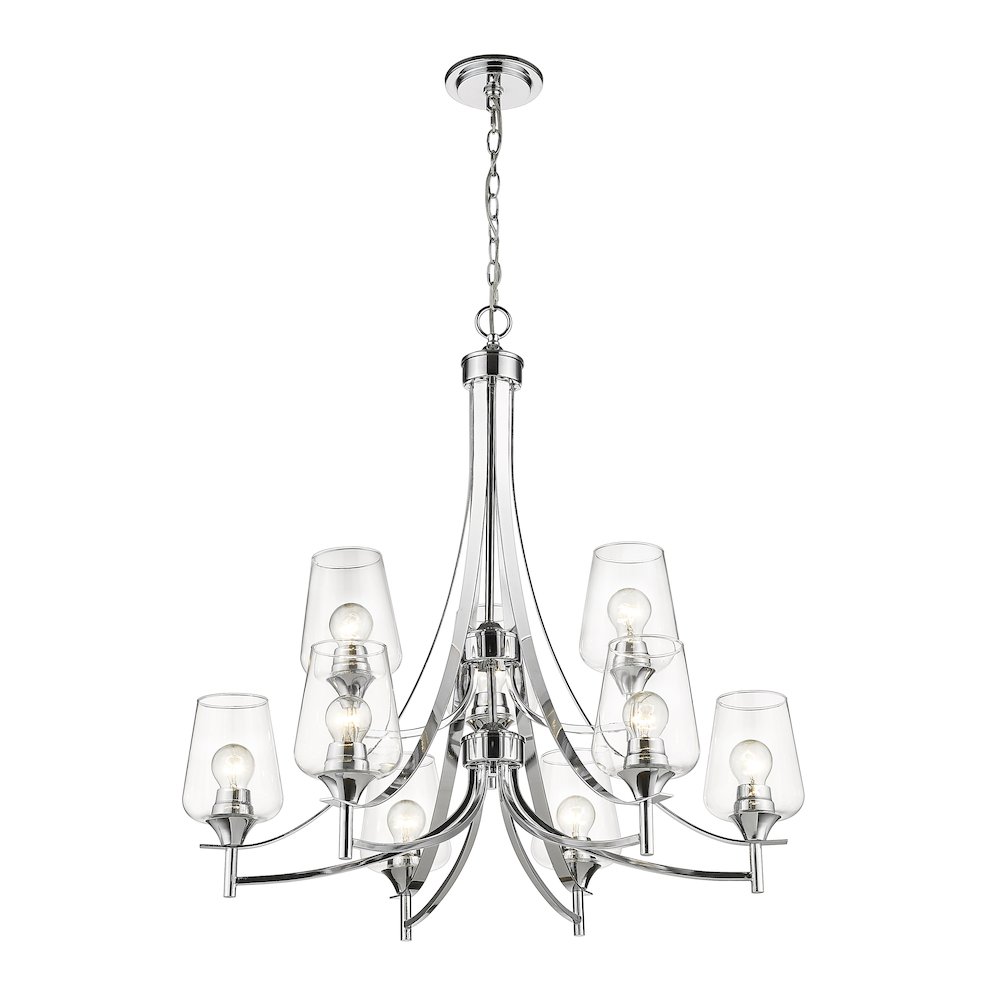 Z-Lite 9 Light Chandelier. Picture 3