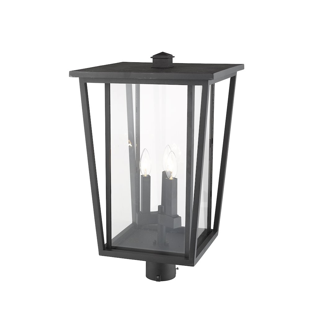 Z-Lite 3 Light Outdoor Post Mount Fixture. Picture 3