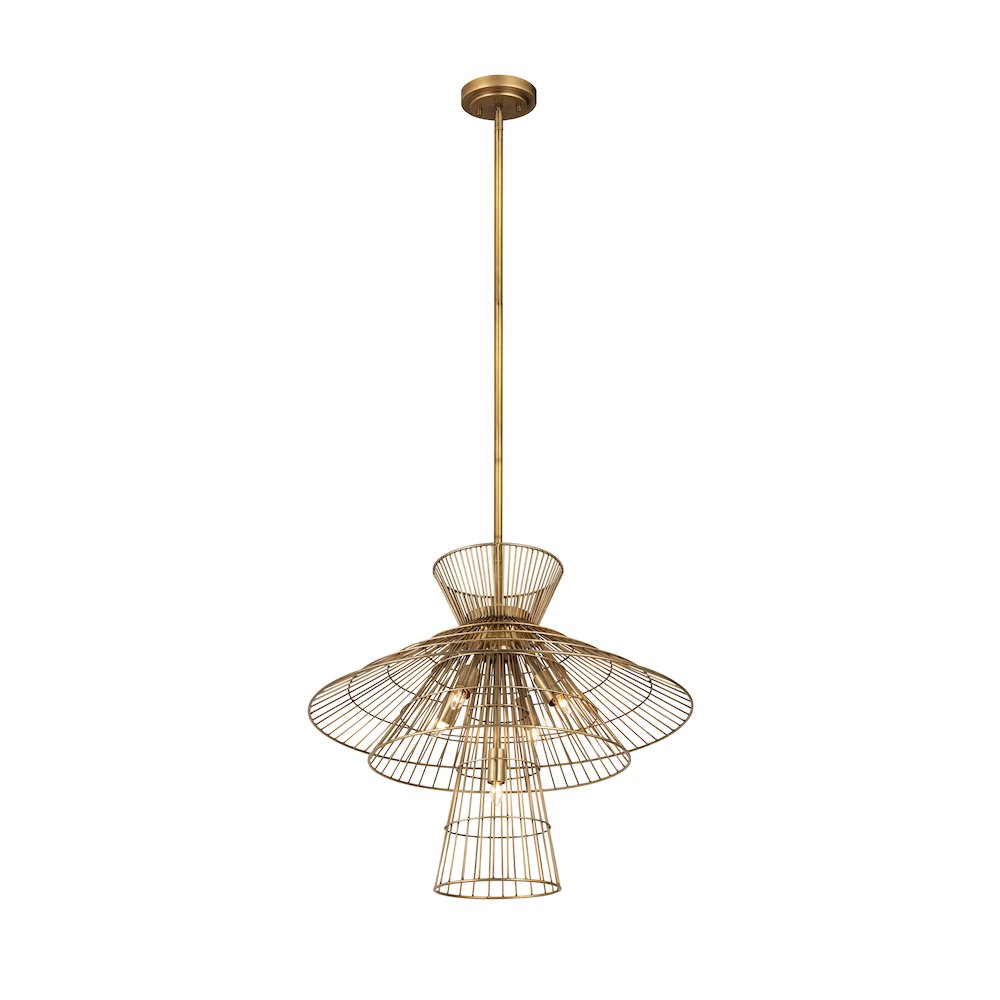 Z-Lite 6 Light Chandelier. Picture 3