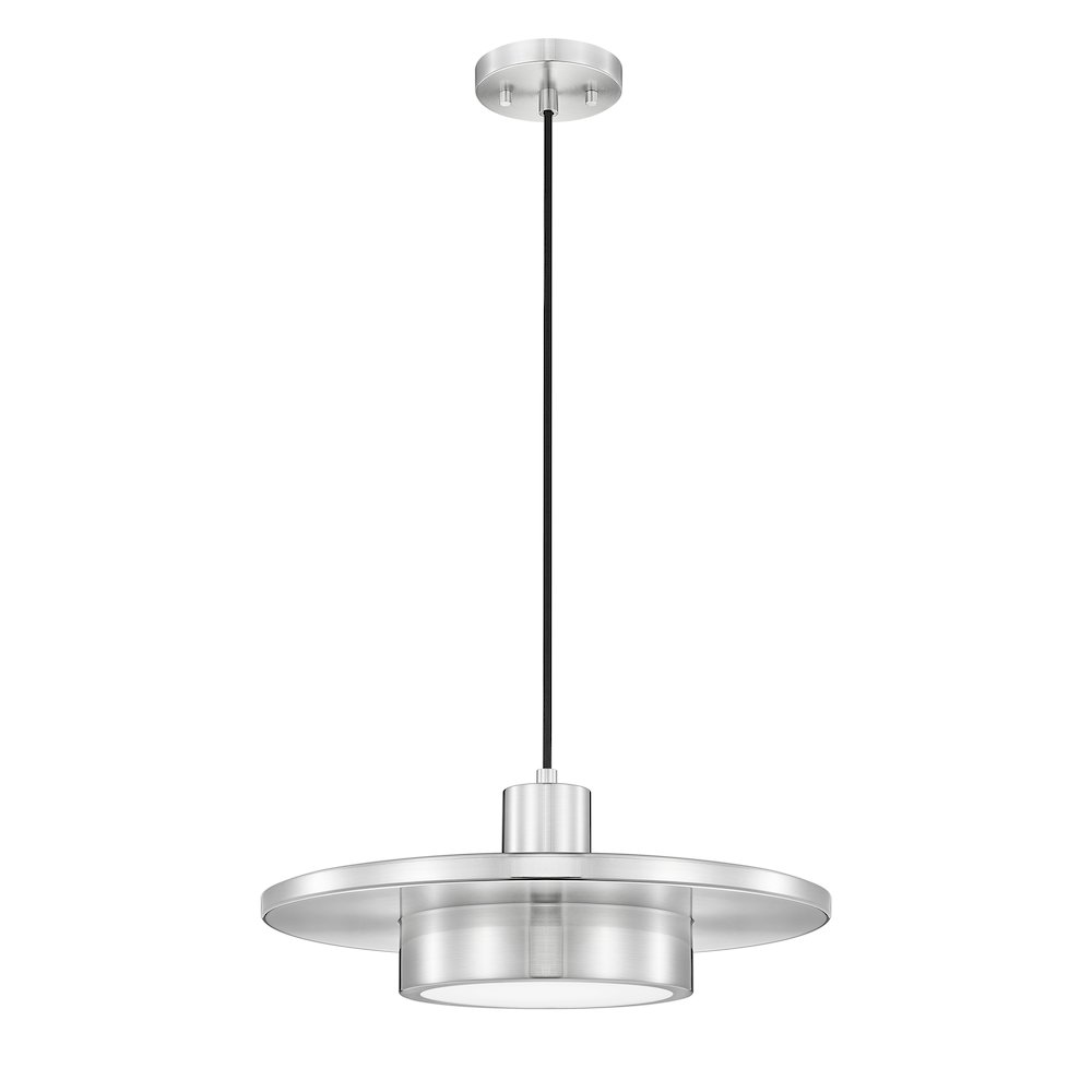 Z-Lite 1 Light Pendant, Brushed Nickel. Picture 7