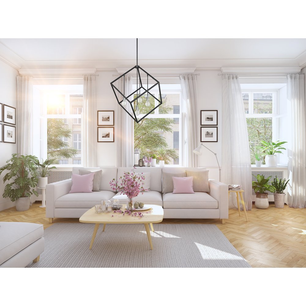 Z-Lite 4 Light Chandelier. Picture 7
