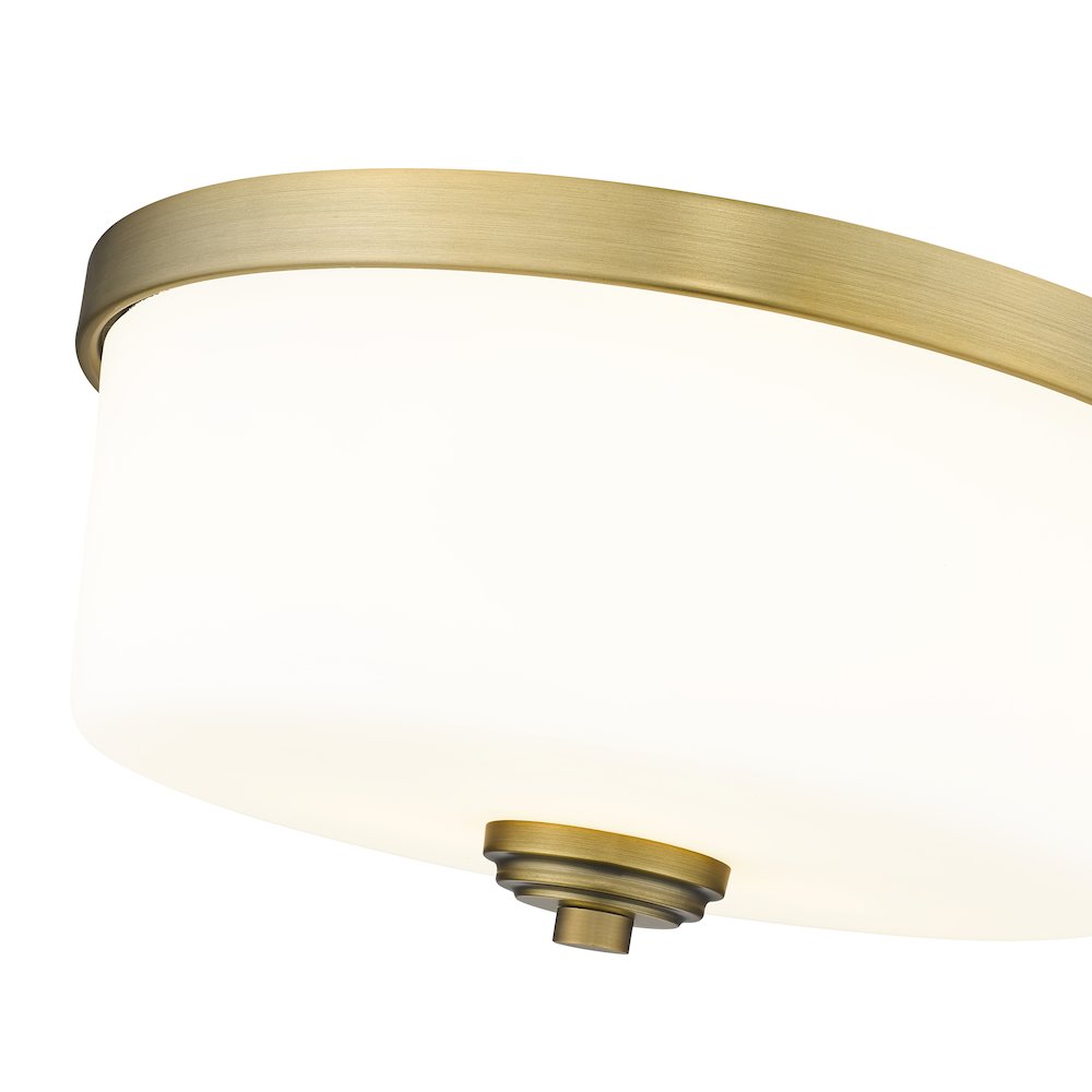 Z-Lite 3 Light Flush Mount. Picture 4
