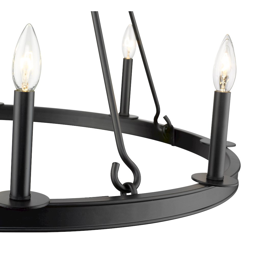 Z-Lite 8 Light Chandelier. Picture 4