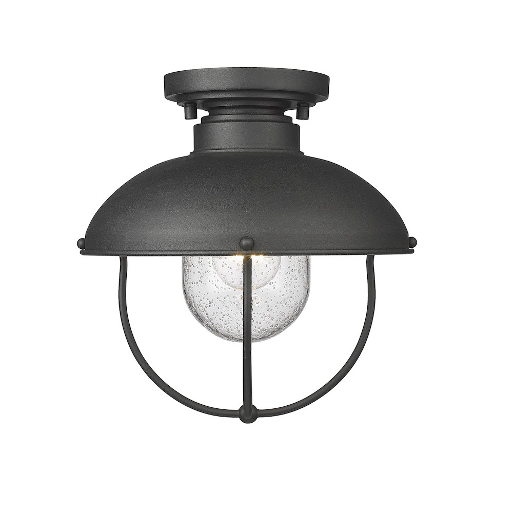 Z-Lite 1 Light Outdoor Flush Mount. Picture 2