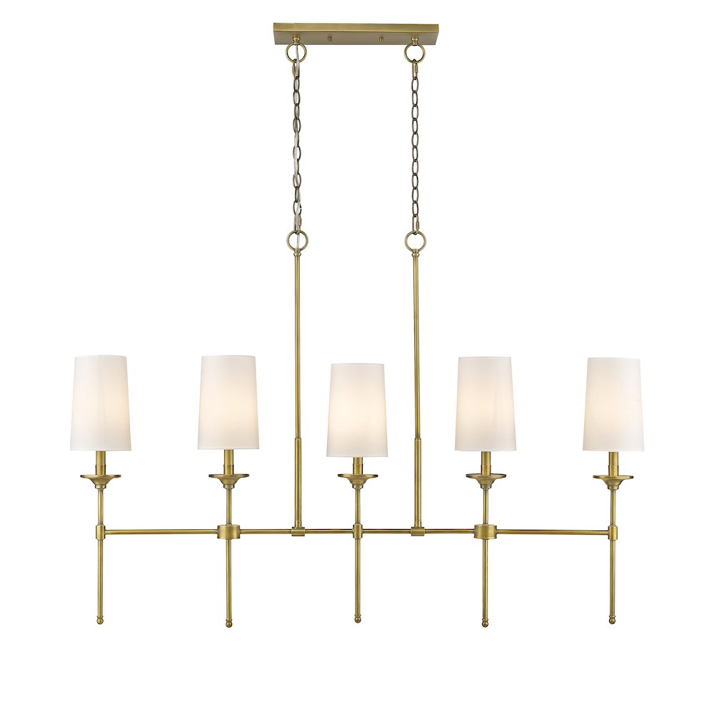 Z-Lite 5 Light Linear Chandelier. Picture 2