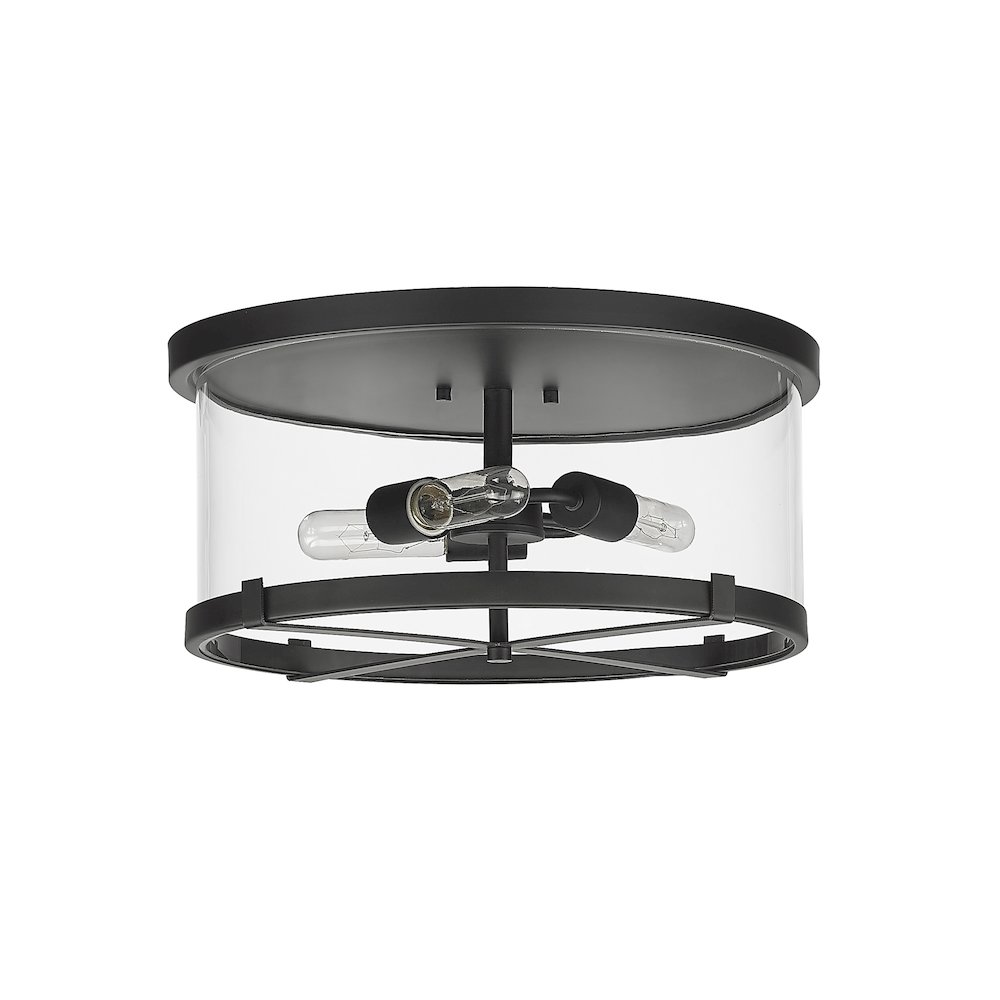 Z-Lite 3 Light Flush Mount. Picture 5