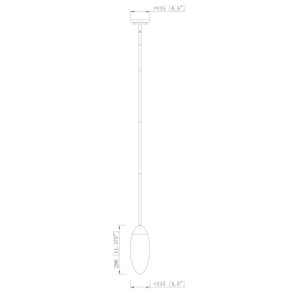 Z-Lite 1 Light Pendant. Picture 8