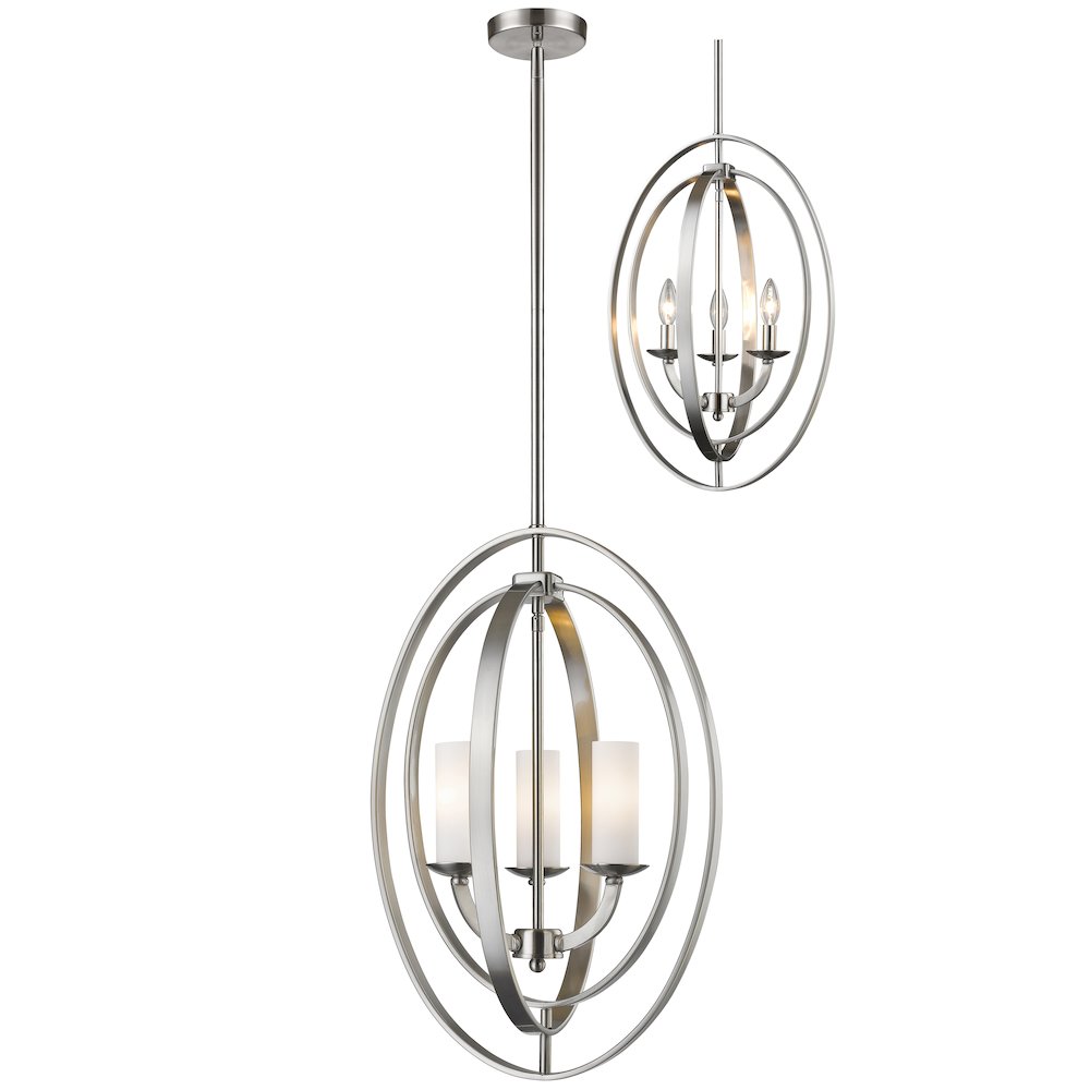Z-Lite 3 Light Chandelier. Picture 1