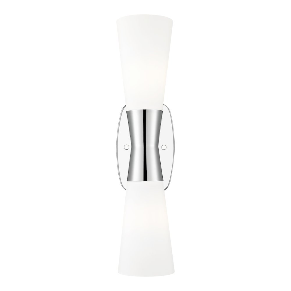 Z-Lite 2 Light Wall Sconce, Polished Nickel. Picture 2