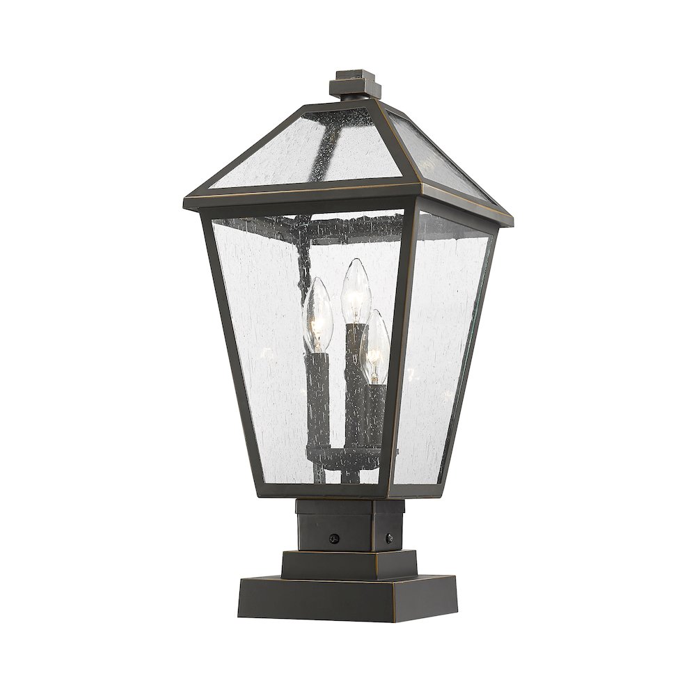 Z-Lite 3 Light Outdoor Pier Mounted Fixture. Picture 2