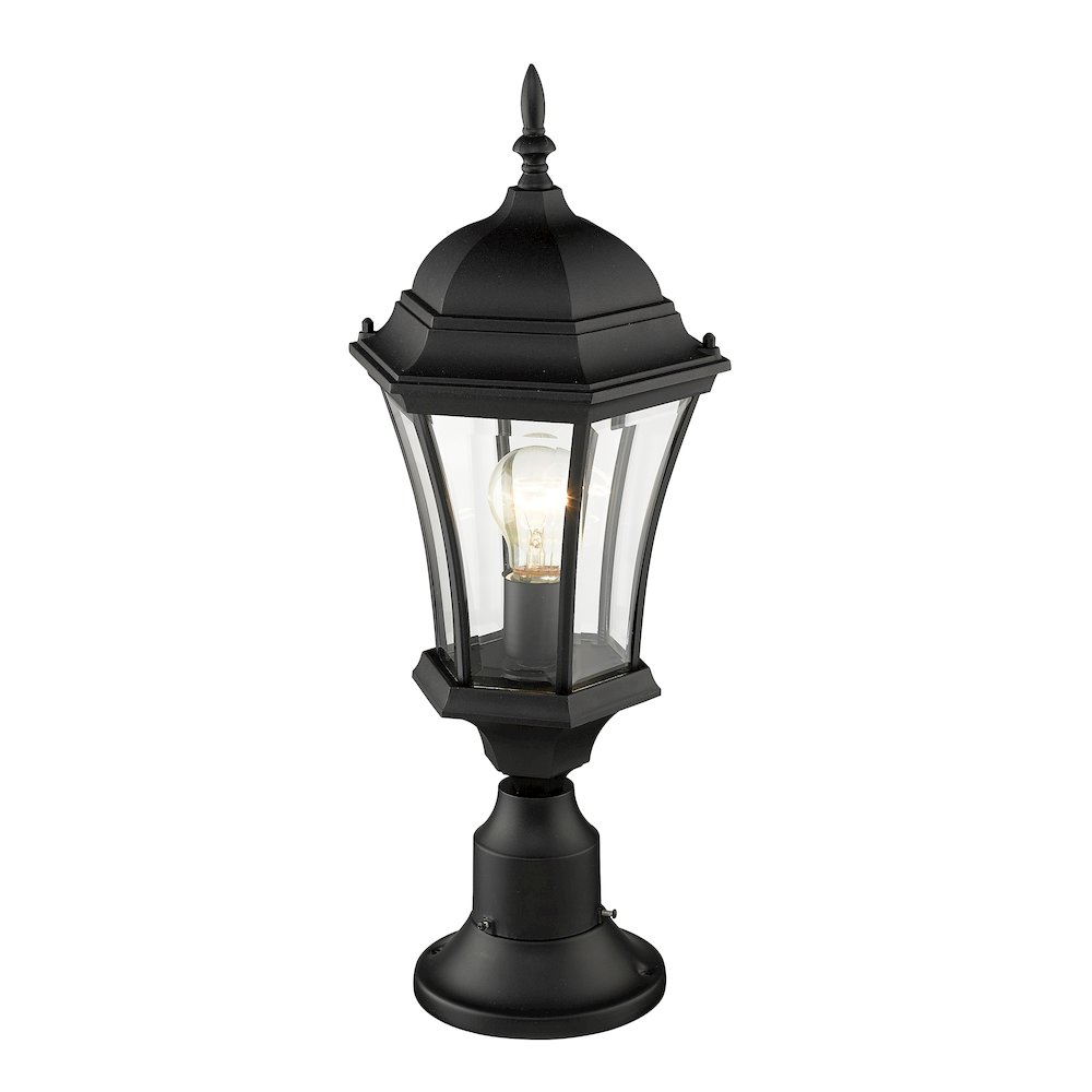 Z-Lite 1 Light Outdoor Pier Mounted Fixture. Picture 2