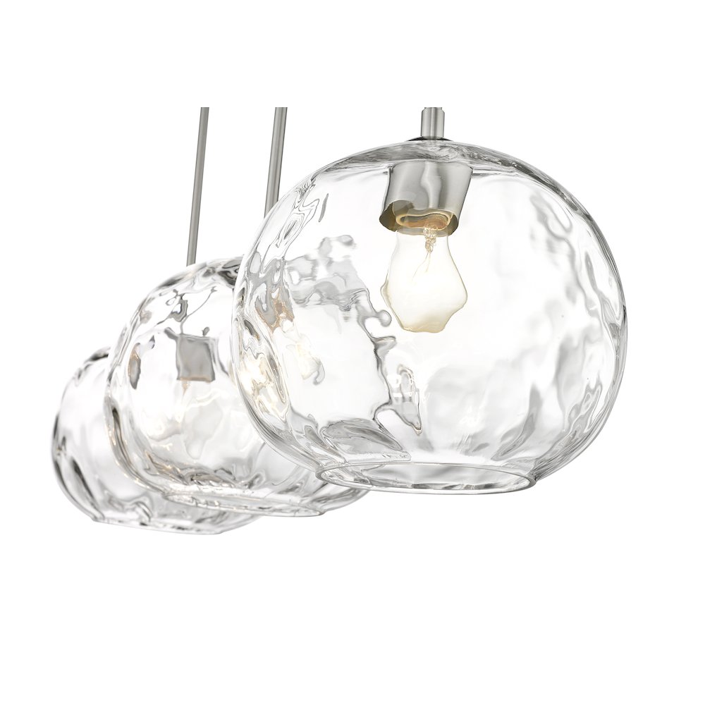 Z-Lite 3 Light Linear Chandelier. Picture 4