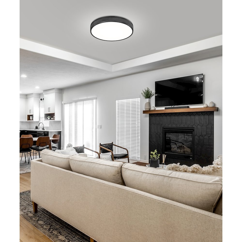 Z-Lite 1 Light Flush Mount. Picture 6