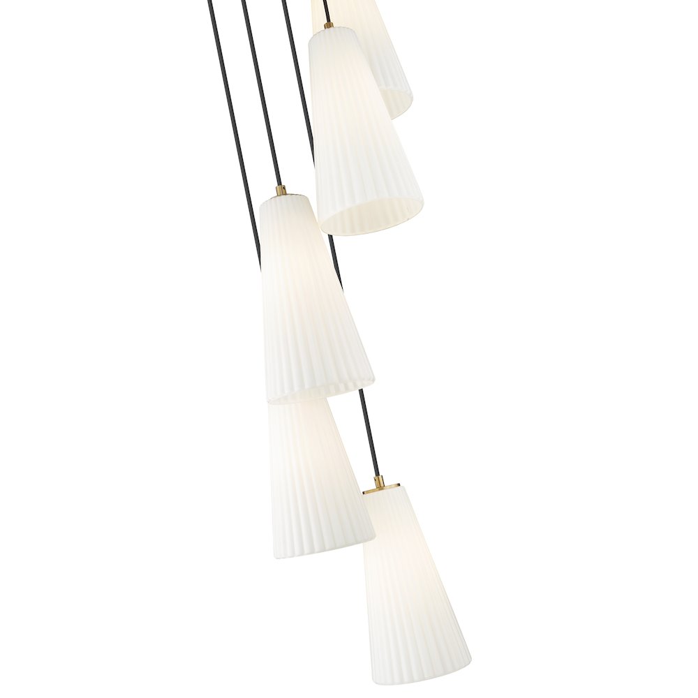 Z-Lite 5 Light Chandelier. Picture 4