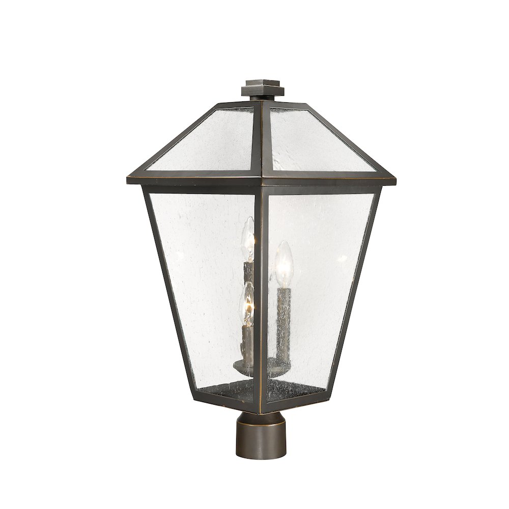 Z-Lite 3 Light Outdoor Post Mount Fixture. Picture 4